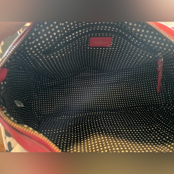 Kate Spade Y2K red pebbled leather shoulder bag - Picture 5 of 7